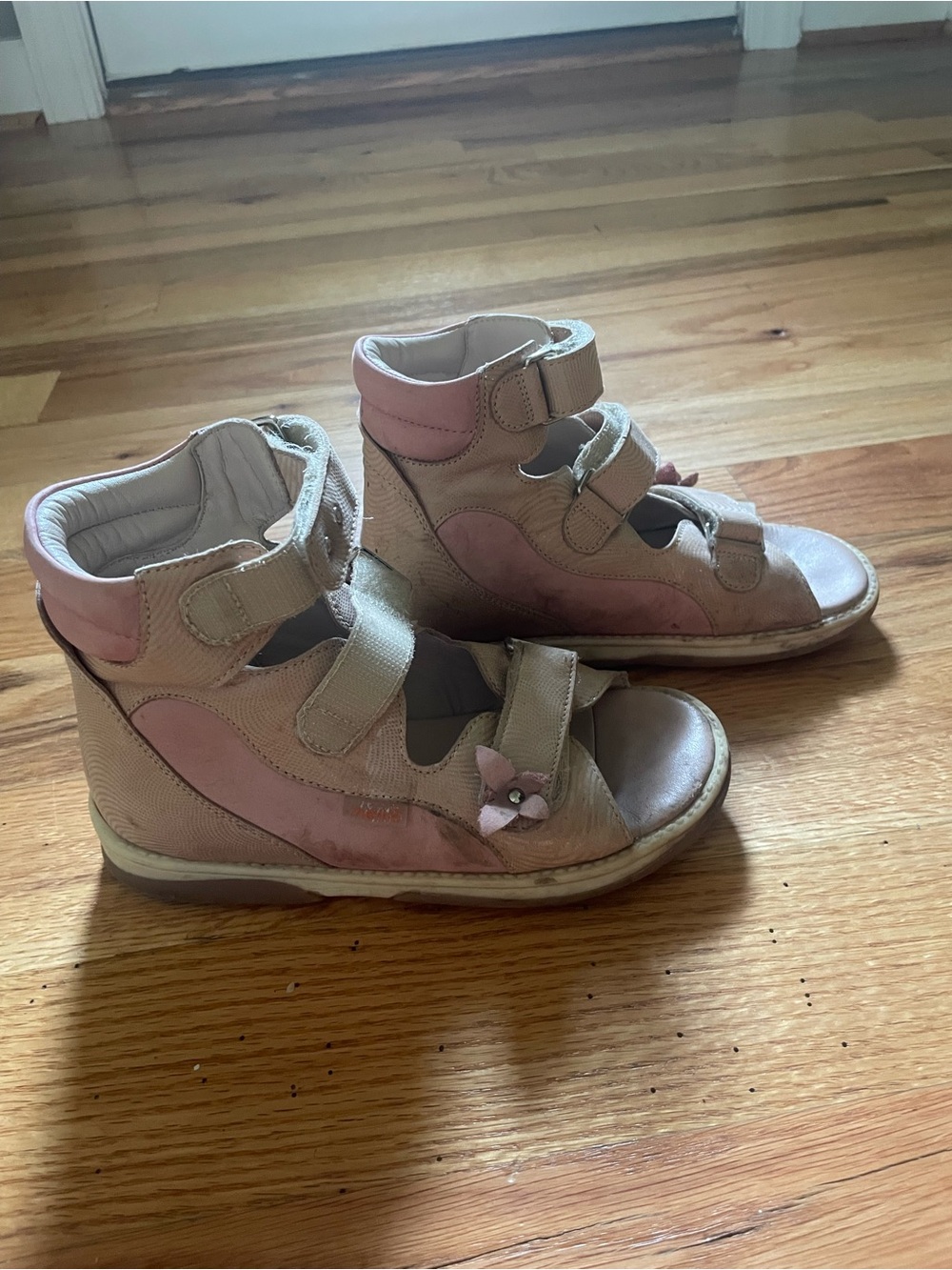Memo Agnes corrective orthopedic ankle support AFO leather sandal size 13.5
